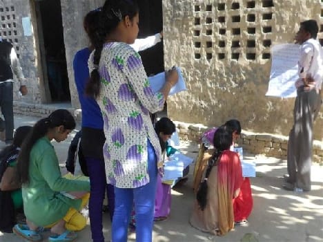 The students were given a test in place of the other girls on board Prikrsha?